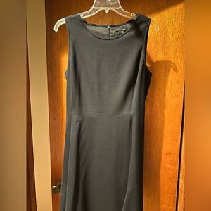 Black theory dress, back zipper.